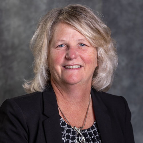 Professional business head shot picture of Linda Roehner